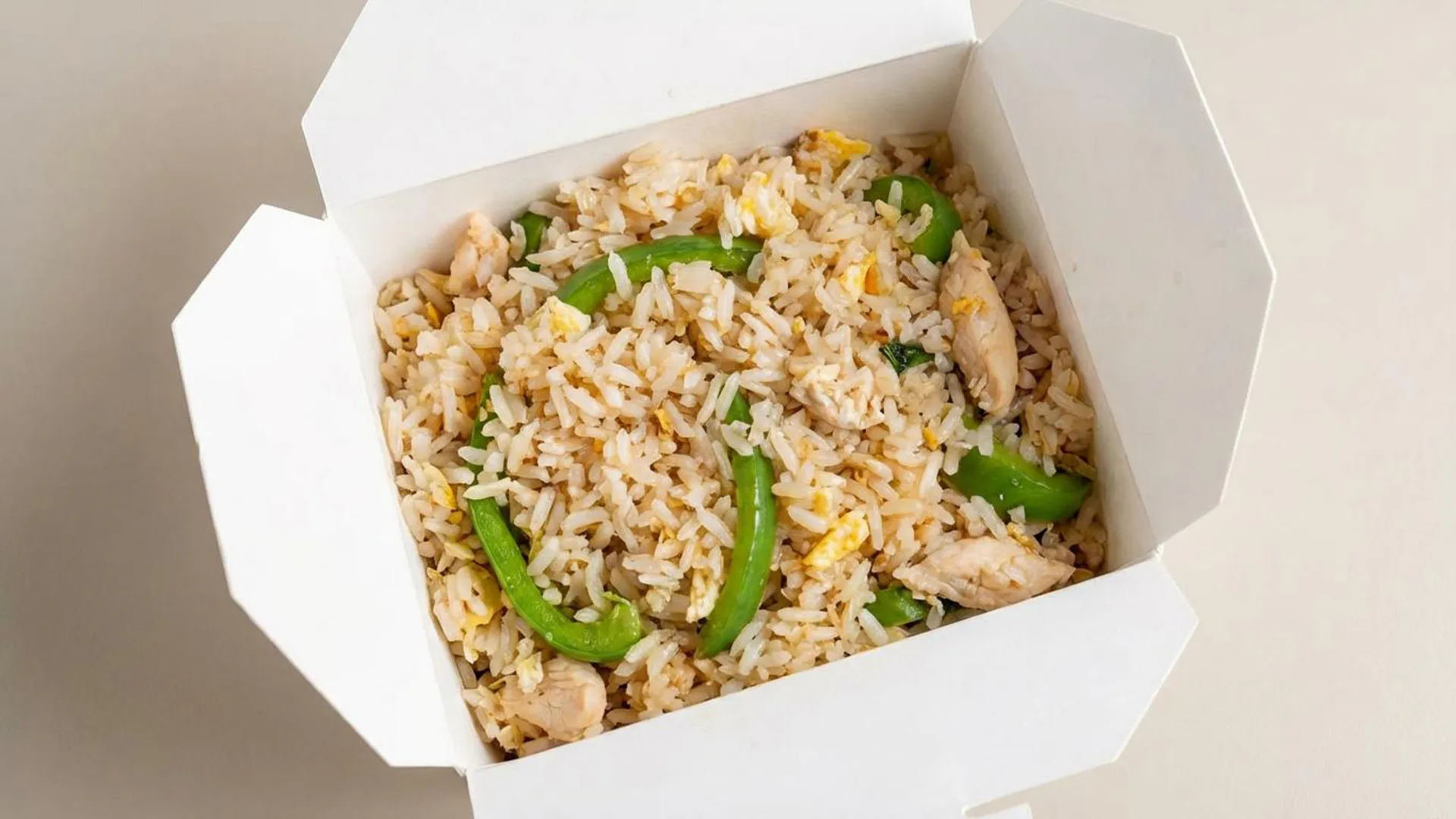 Basil Fried Rice at Ginger Garden, Chinese Restaurant in Marlborough