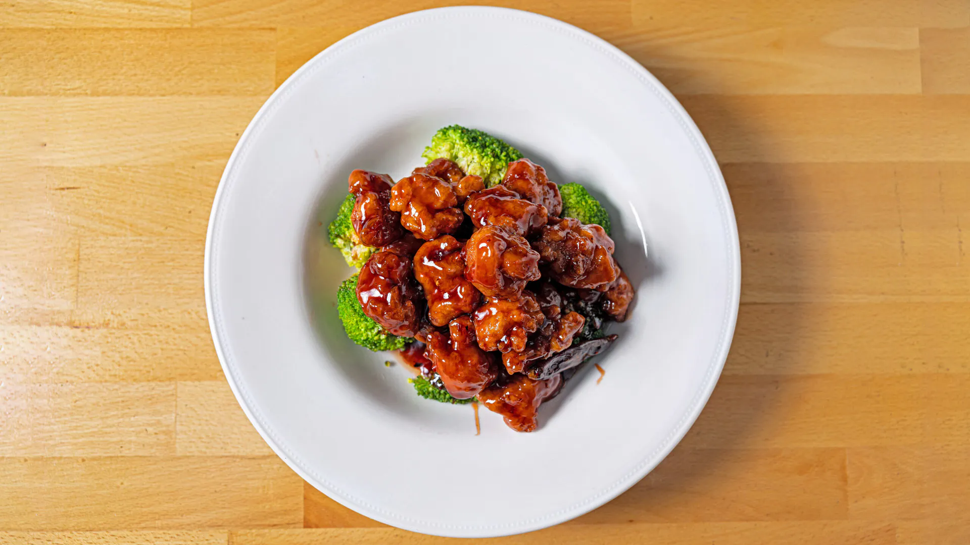 General Gau's Chicken at Ginger Garden, Chinese Restaurant in Marlborough