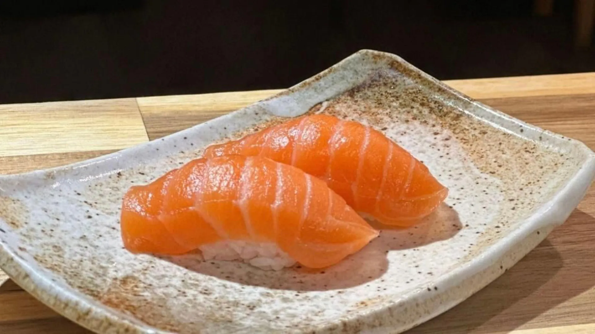 Salmon at Ginger Garden, Chinese Restaurant in Marlborough