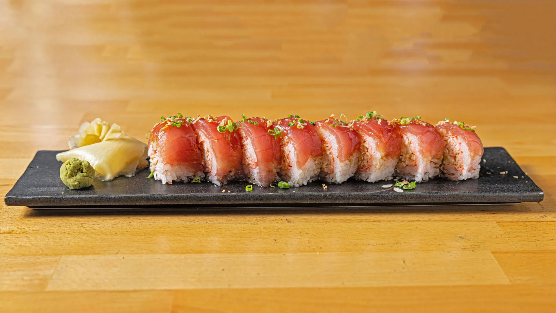Tuna Carpaccio Maki at Ginger Garden, Chinese Restaurant in Marlborough